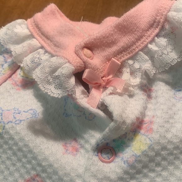 Sweet treasures baby footed jumper size 0-3 months - Picture 2 of 8